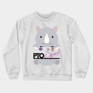 CVHS PTO SQUAD. BABY RHINO DESIGN Crewneck Sweatshirt